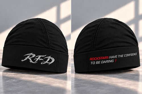 Black RFD satin lined skull cap